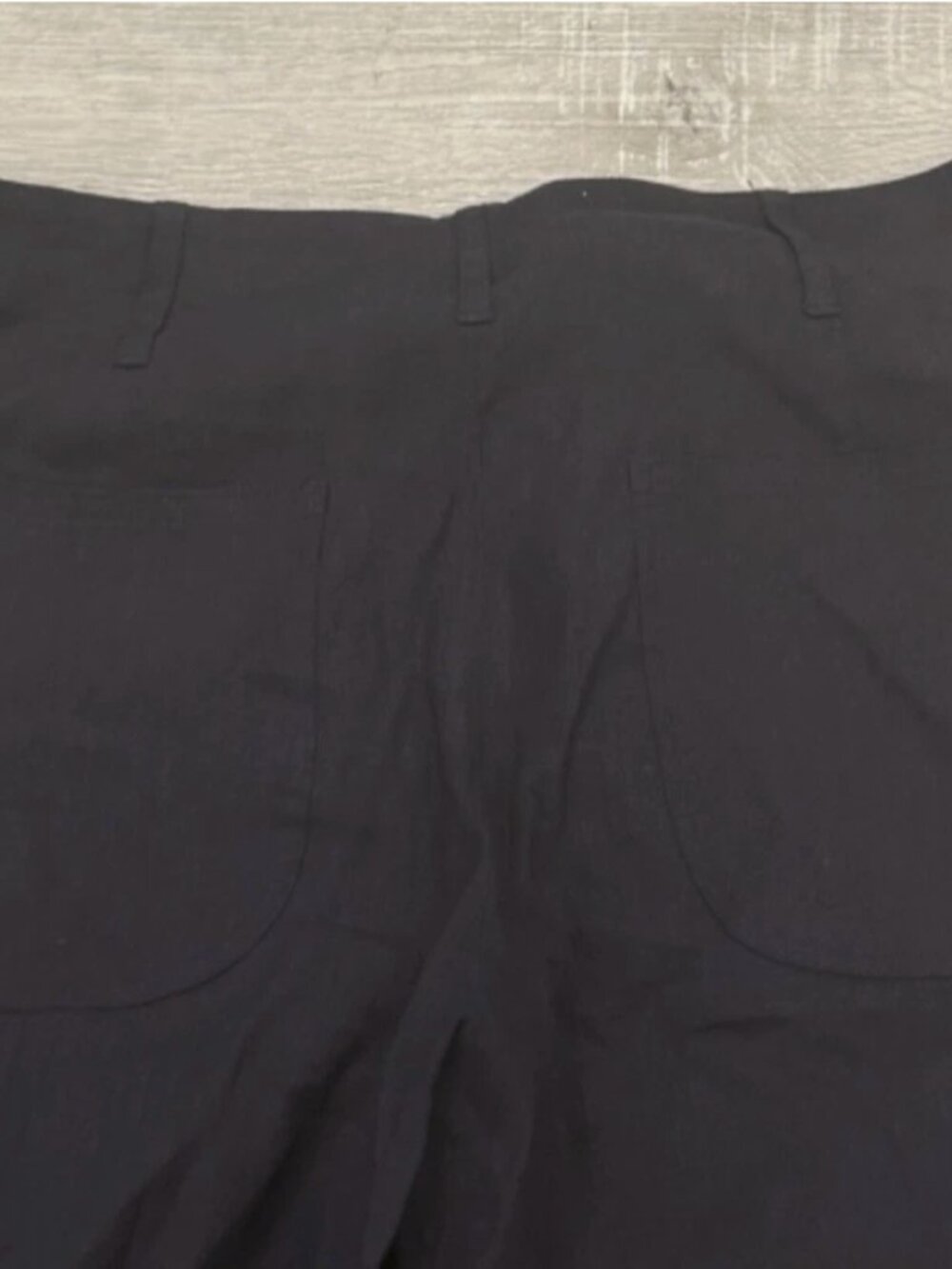 Rag & Bone Chappell Tailored Linen Wide Leg Pants Dark Navy – Women's Size 4 - Picture 5 of 9